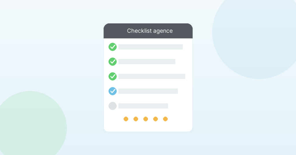 Comment choisir une agence de création de sites web en Algérie Illustration checklist pour choisir une agence web en Algerie